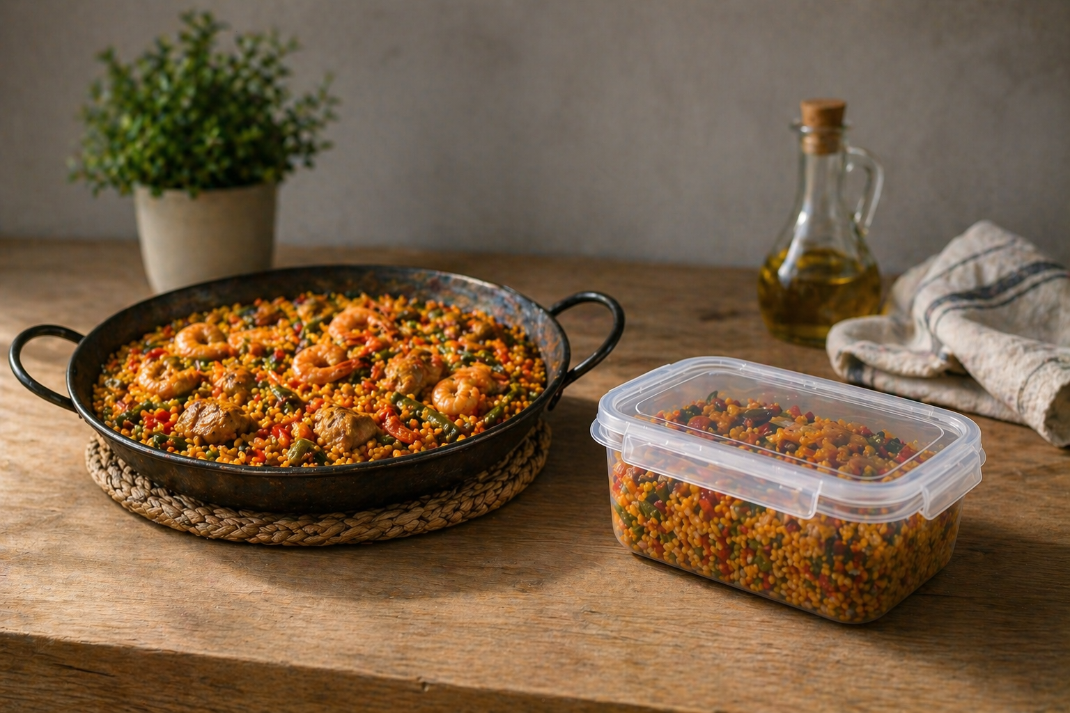 consejos finales para conservar paella